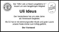 eine Anzeige
